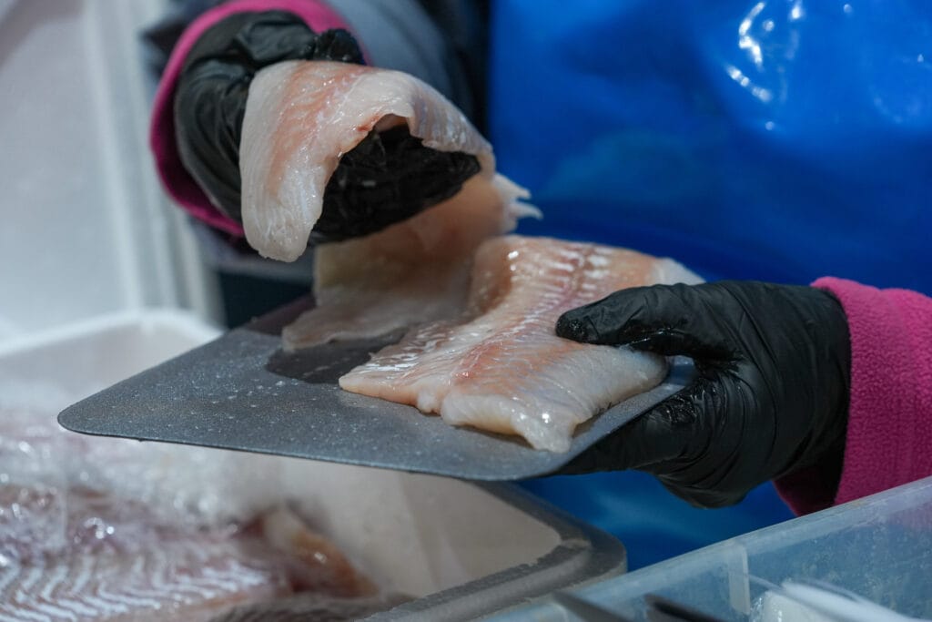 menu avec poisson pour repas association