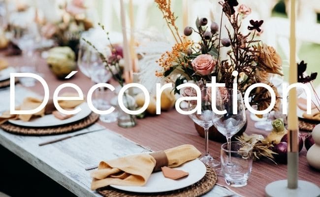 décoration florale pour évènement