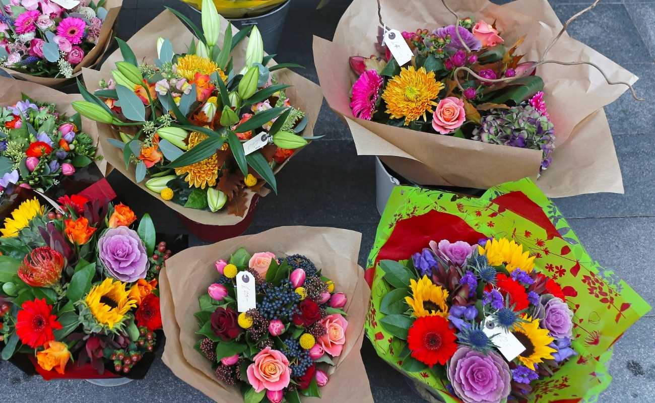 composition florale pas cher